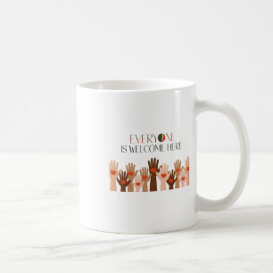 Everyone Is Welcome Here Idaho Teacher  Coffee Mug