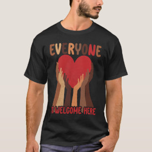 Everyone Is Welcome Here – Idaho Teacher Design T-Shirt