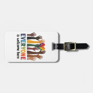 Everyone Is Welcome Here Idaho Teacher Luggage Tag