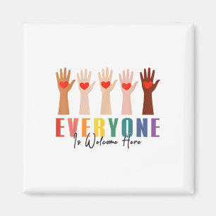 Everyone Is Welcome Here Idaho Teacher Magnet