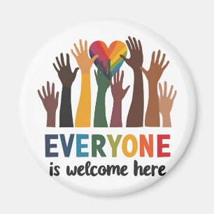Everyone Is Welcome Here Idaho Teacher Magnet