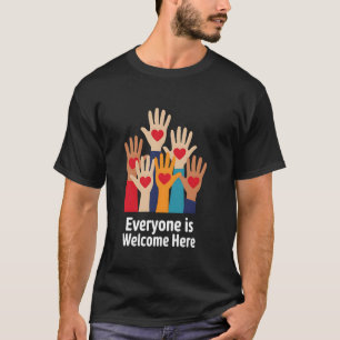 Everyone Is Welcome Here Idaho Teacher Remove Welc T-Shirt