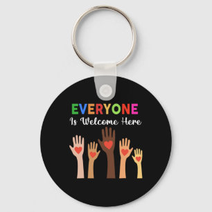 Everyone Is Welcome Here Teacher 1 Key Ring