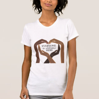 Everyone Is Welcome Here - Unity & Diversity T-Shirt