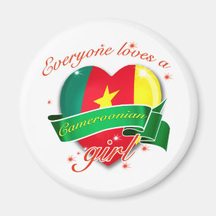 Everyone Loves a Cameroonian girl Magnet