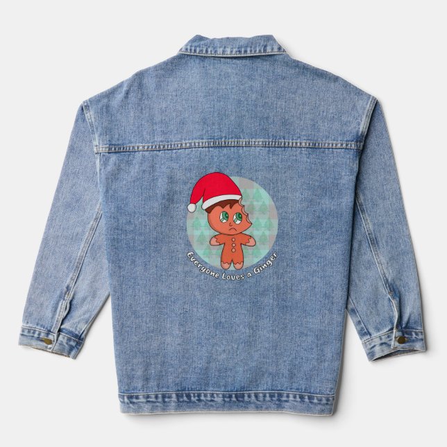 Everyone Loves A Ginger Denim Jacket (Back)