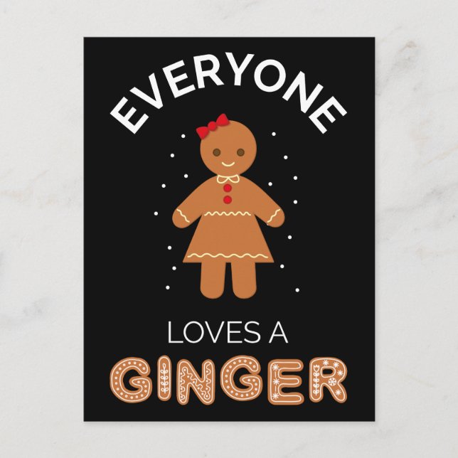 Everyone Loves A Ginger III Postcard (Front)