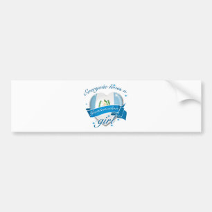 Everyone loves a Guatemalan girl Bumper Sticker