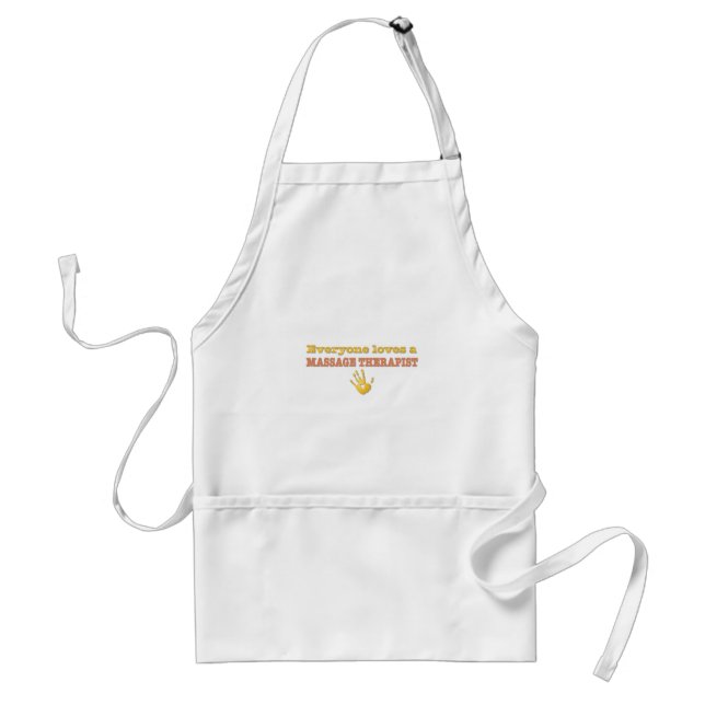 Everyone Loves a Massage Therapist Standard Apron (Front)