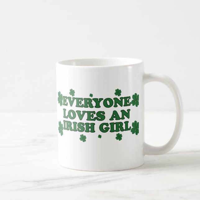 Everyone Loves An Irish Girl Mug (Right)