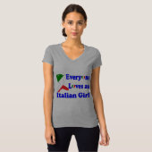 Everyone Loves an Italian Girl T-Shirt (Front Full)