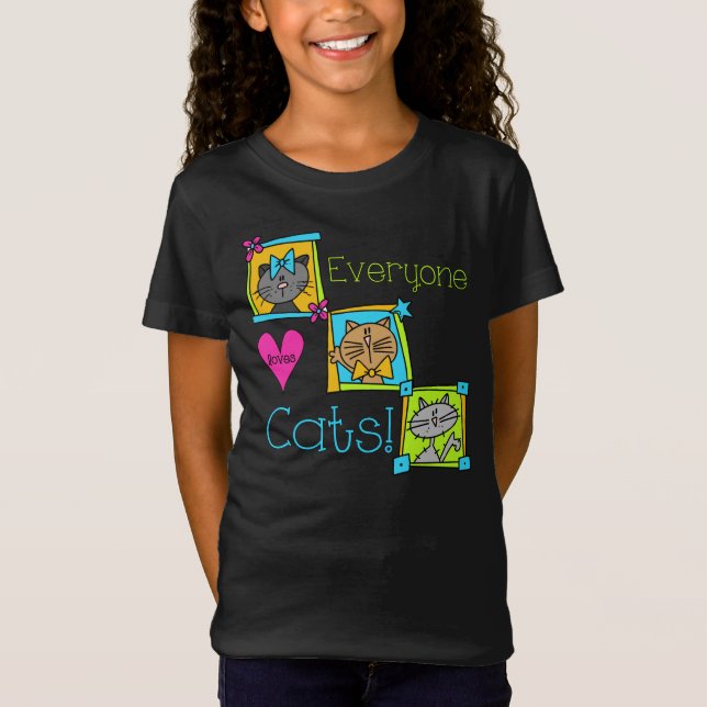 Everyone Loves Cats T-Shirt (Front)