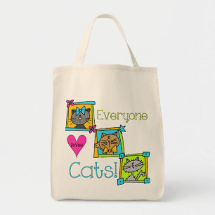 Everyone Loves Cats Tote Bag