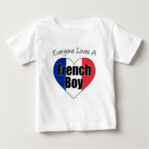 Everyone Loves French Boy Baby T-Shirt