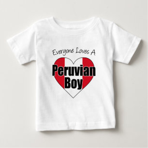 Everyone Loves Peruvian Boy Baby T-Shirt