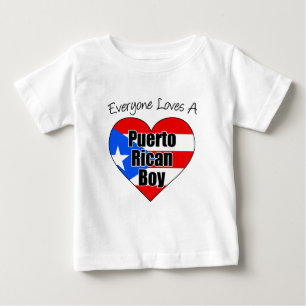 Everyone Loves Puerto Rican Boy Baby T-Shirt