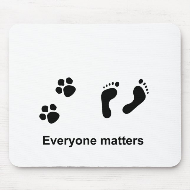Everyone matters mouse mat (Front)