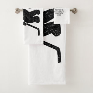 Everyone Needs Goals (hockey) Bath Towel Set