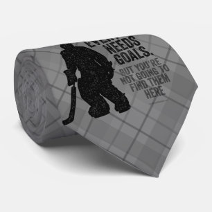 Everyone Needs Goals (Hockey) Tie
