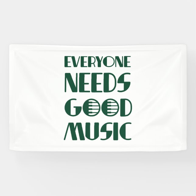 Everyone Needs Good Musics Banner (Horizontal)