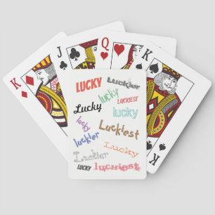 Everyone needs Lucky Cards! Playing Cards
