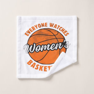 Everyone Watches Women's Sports Classic Wash Cloth