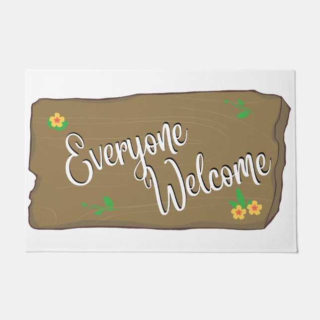 Everyone Welcome Door Mat (Front)
