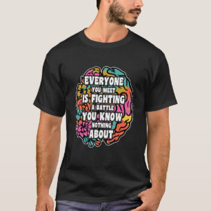 Everyone You Meet Is Fighting a Battle Vintage Men T-Shirt