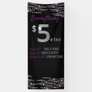 Everything $5 Jewelry- Event Show banner- Purple Banner