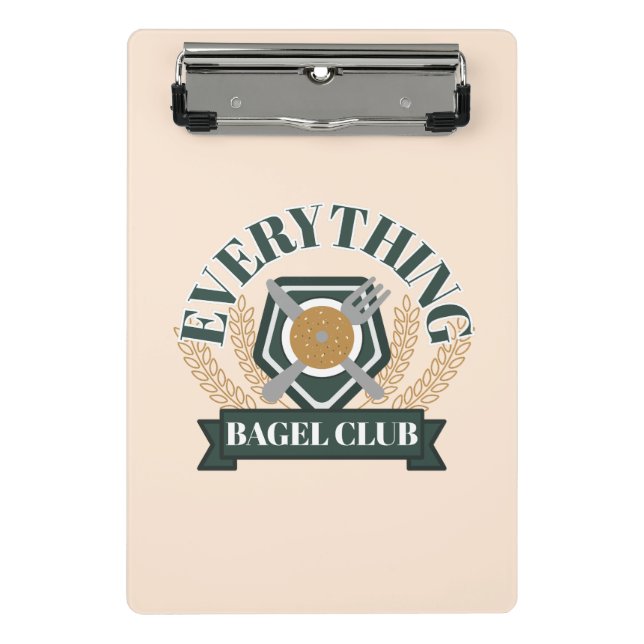 Everything Bagel Club Mini Clipboard (Front)