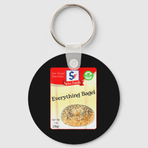 Everything Bagel Condiment Holiday Sce Group Costu Key Ring