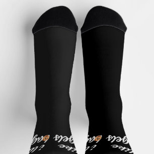 Everything bagel lovers i like bagels minimalist socks