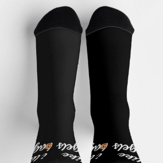 Everything bagel lovers i like bagels minimalist socks