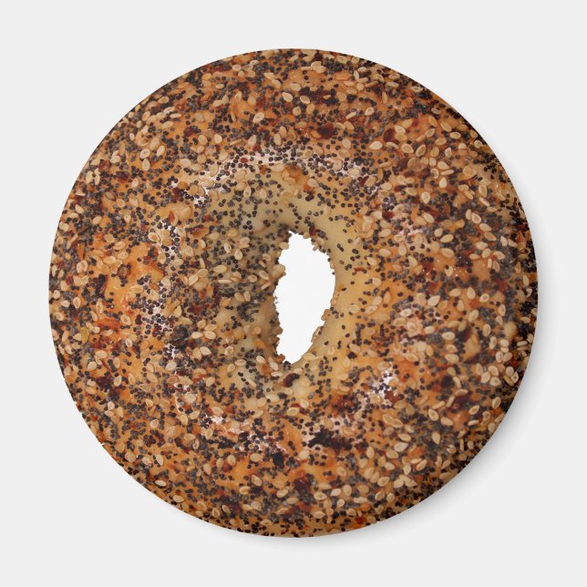 Everything Bagel Magnet (Front)