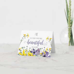 Everything Beautiful - Ecc 3:11 Note Card