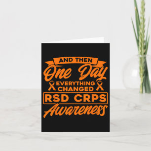 Everything Changed Rsd Crps Awareness Card