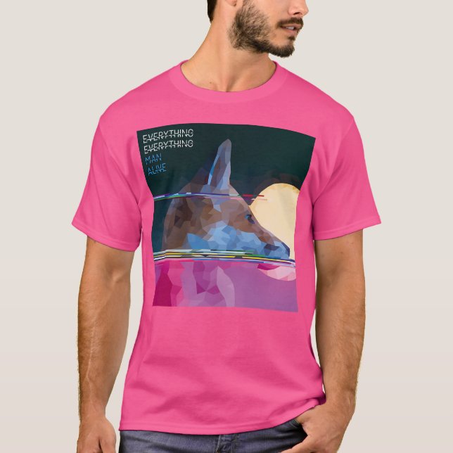 Everything Everything - Man Alive Low Poly Design T-Shirt (Front)