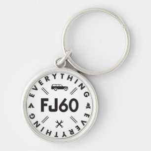 Everything FJ60 Logo Keychain