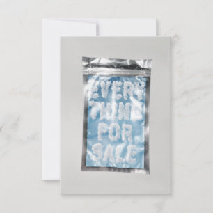 Everything For Sale Flat Thank You Card