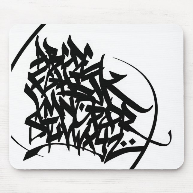 Everything From  A to Z Mouse Mat (Front)