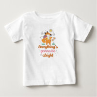 Everything Gonna Be Alright Fox Flowers Clouds Sun