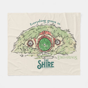 Everything Grows in THE SHIRE™ Fleece Blanket