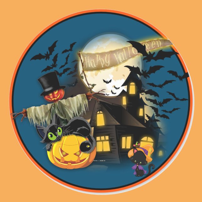 Everything Halloween Stickers Set of 20 Round (Creator Uploaded)