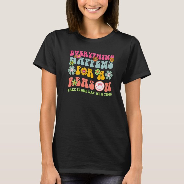 Everything Happens For A Reason Hawaii Beach Summe T-Shirt (Front)