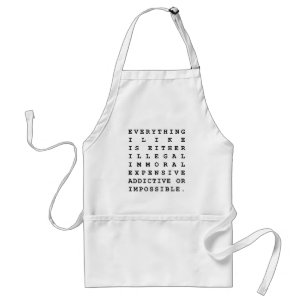 Everything I Like Standard Apron