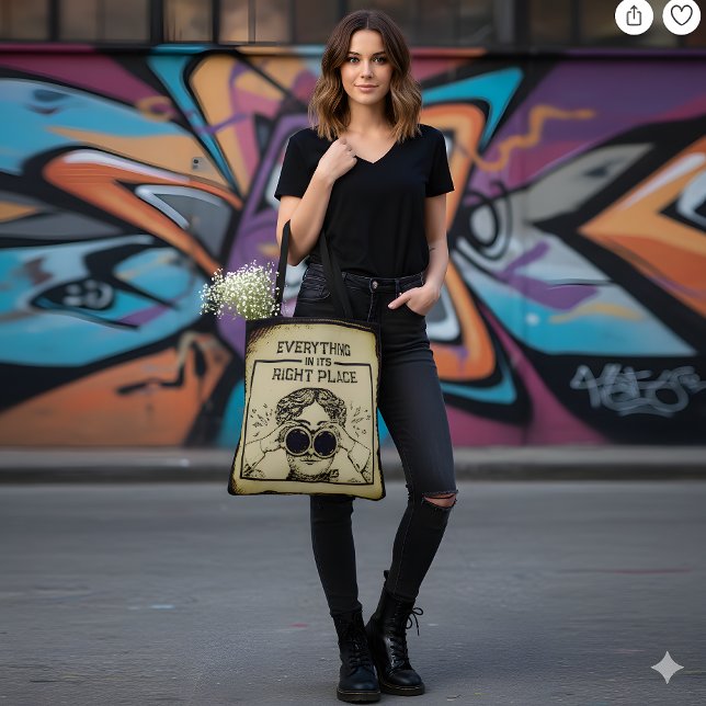 Everything in Its Right Place Tote (Creator Uploaded)