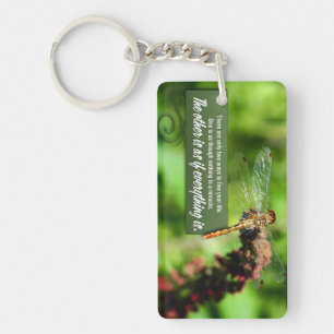 "Everything is a miracle" Inspirational Quote Key Ring