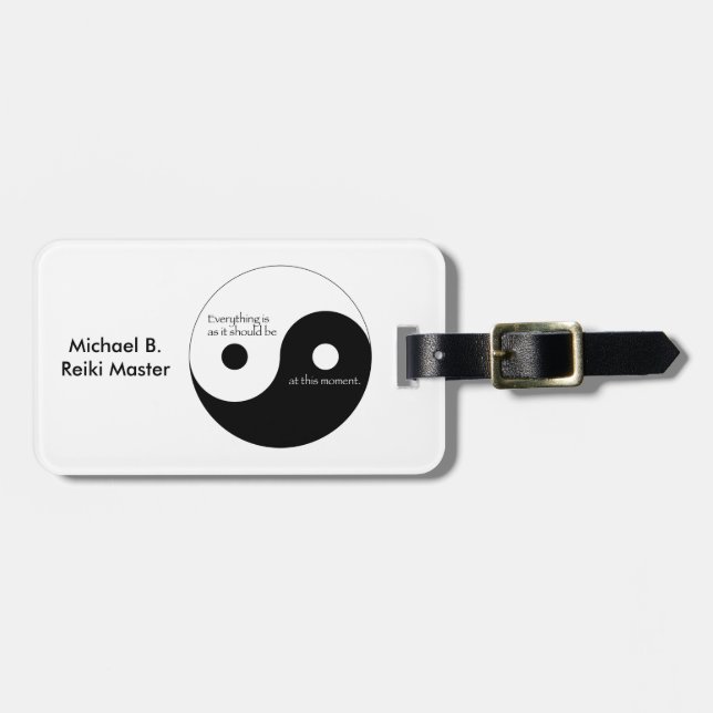 Everything Is as it should be Luggage Tag (Front Horizontal)