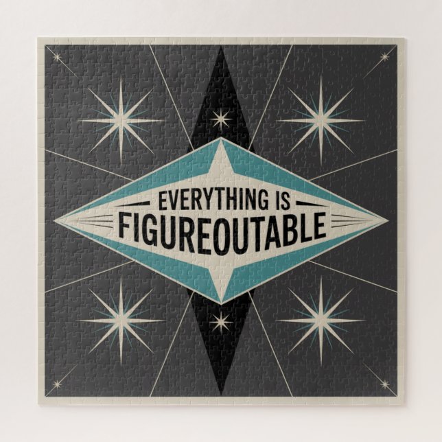 Everything Is Figureoutable Jigsaw Puzzle (Vertical)