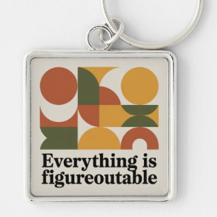 Everything Is Figureoutable Key Ring